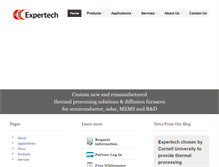 Tablet Screenshot of exper-tech.com